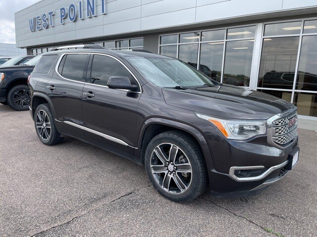 Used 2017 GMC Acadia Denali with VIN 1GKKNXLS3HZ325334 for sale in West Point, NE