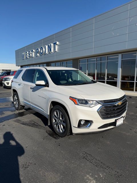 Used 2018 Chevrolet Traverse Premier with VIN 1GNEVJKW7JJ117737 for sale in West Point, NE
