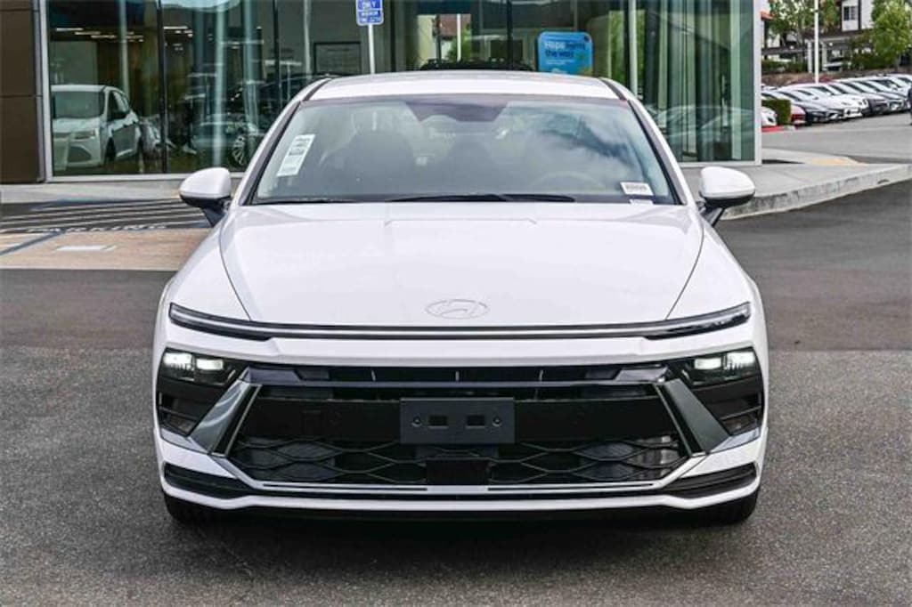 New 2026 Hyundai Sonata Hybrid Blue Sedan