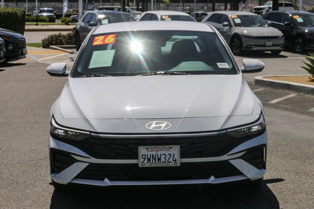 Certified 2026 Hyundai Elantra Hybrid Blue Certified Sedan