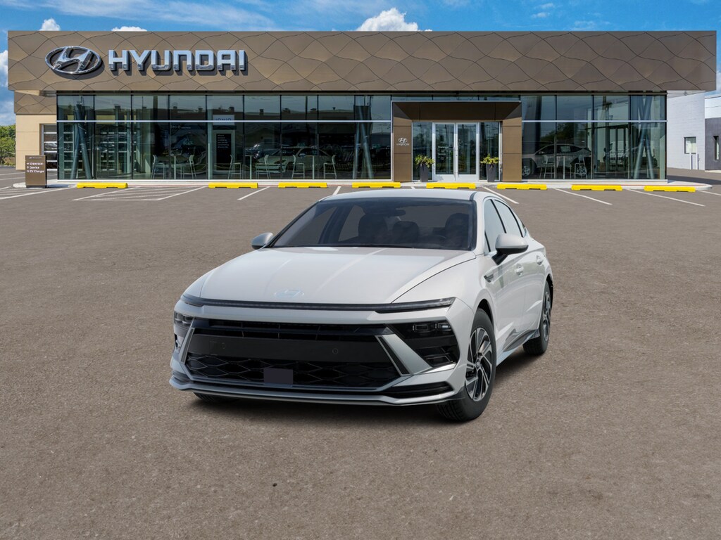 New 2026 Hyundai Sonata Hybrid Blue Sedan