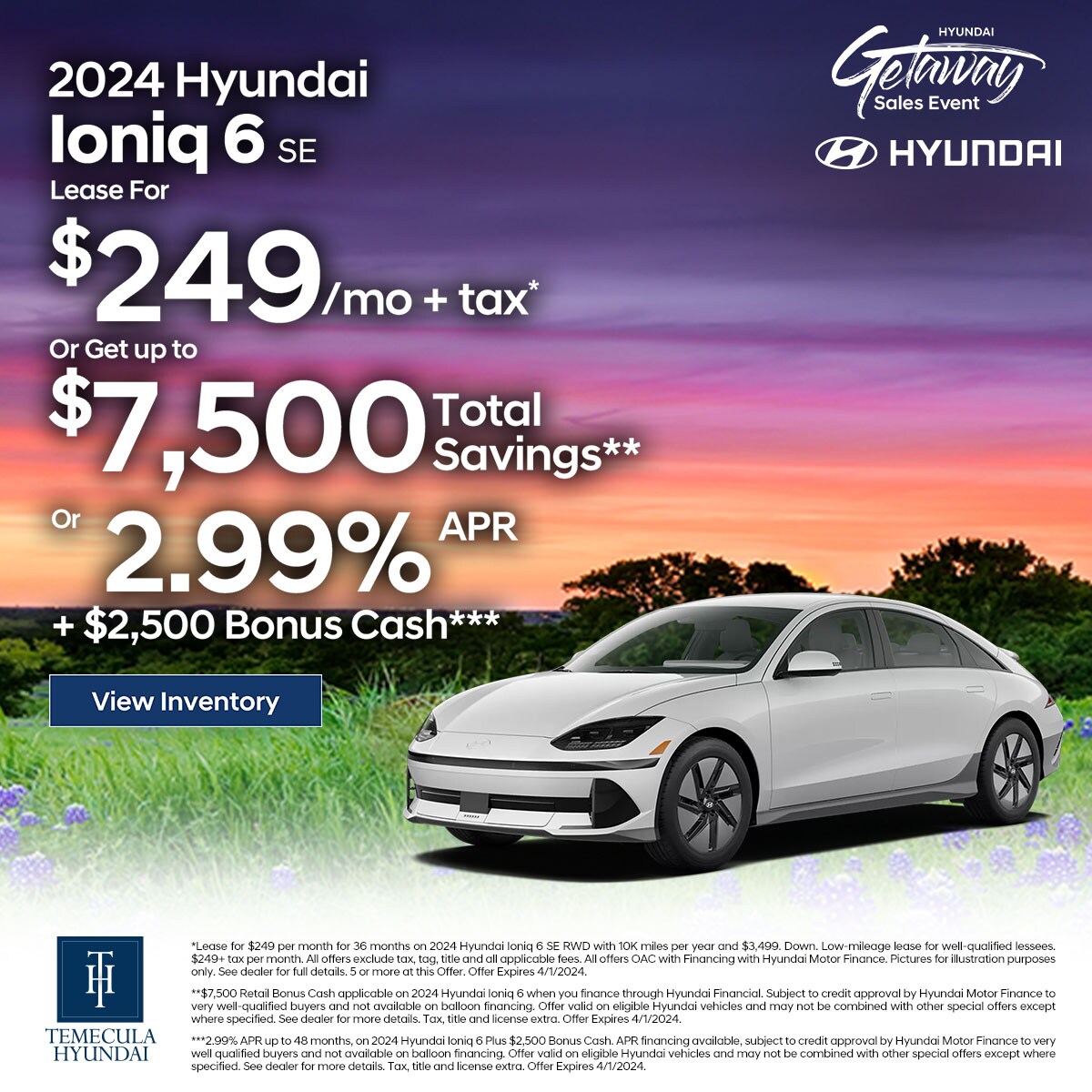 New Hyundai Vehicle Specials in Temecula, CA | Temecula Hyundai