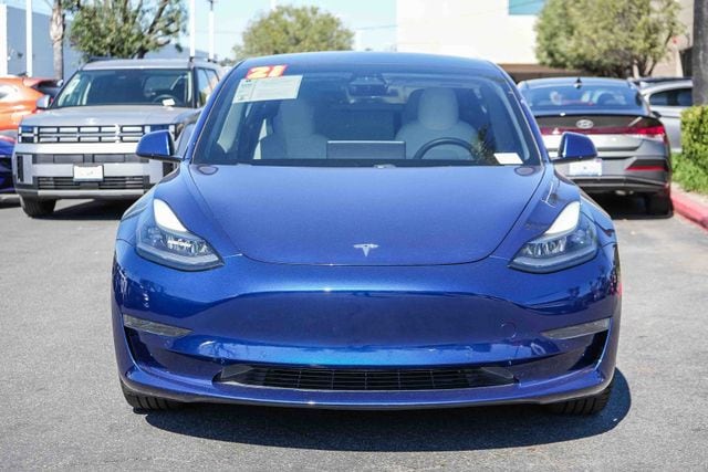 Used 2021 Tesla Model 3 Base with VIN 5YJ3E1EA0MF983095 for sale in Temecula, CA