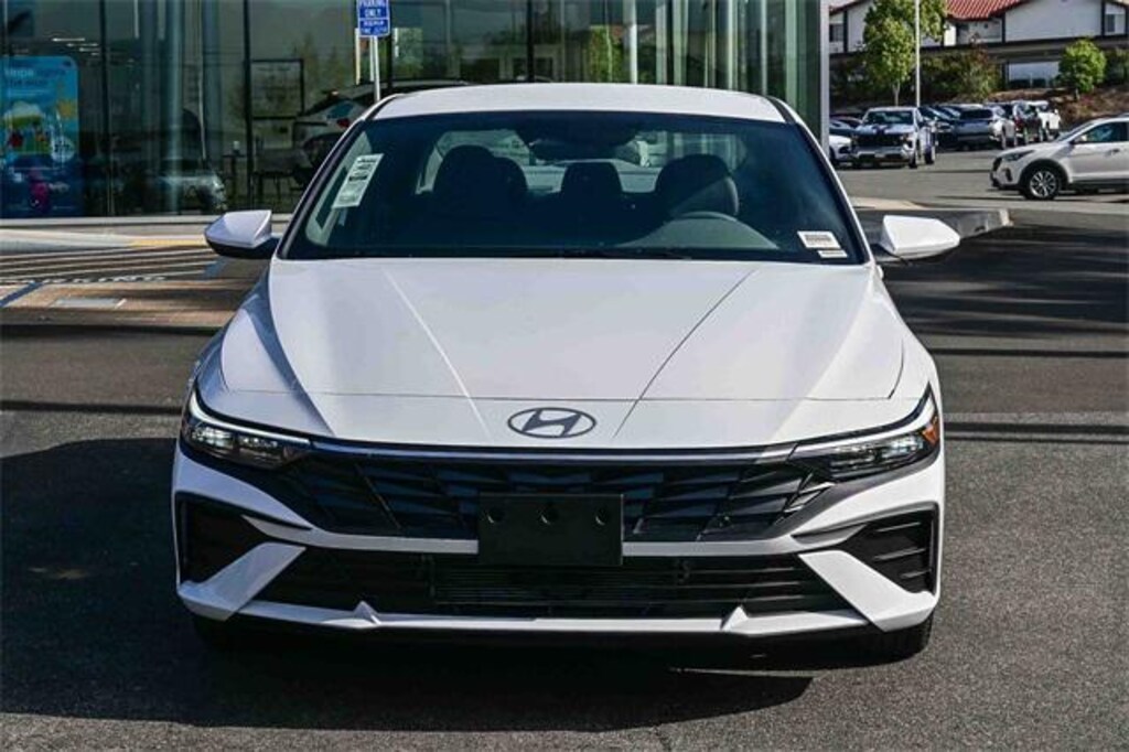 New 2026 Hyundai Elantra HEV Blue Sedan