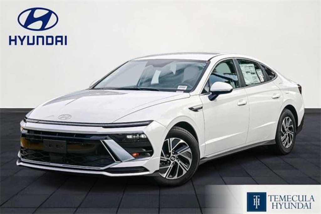 New 2026 Hyundai Sonata Hybrid Blue Sedan