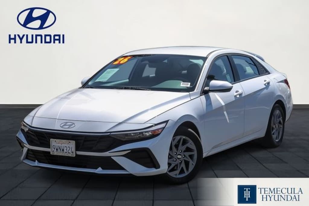 Certified 2026 Hyundai Elantra Hybrid Blue Certified Sedan