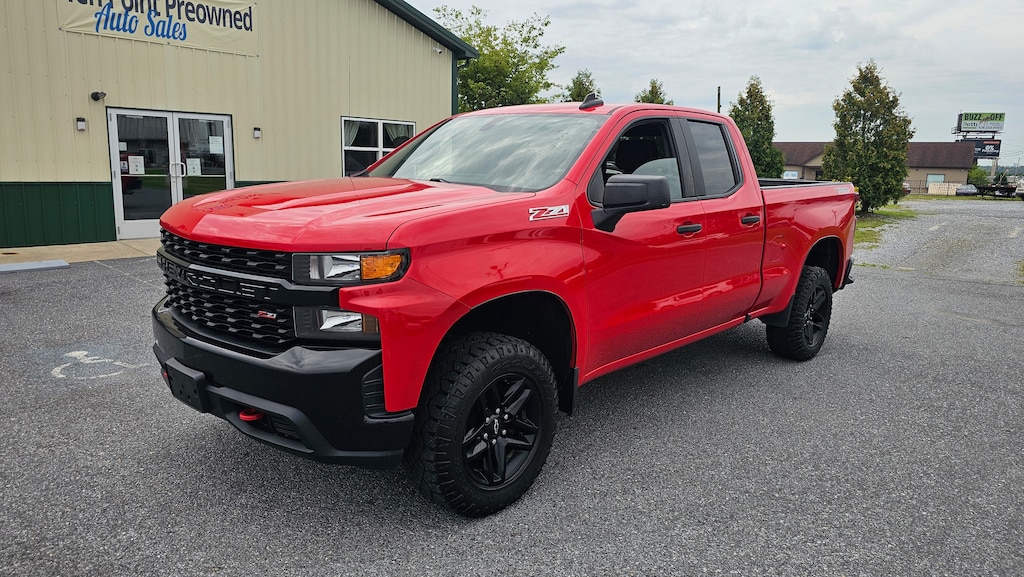 Used 2019 Chevrolet Silverado 1500 Silverado Custom Trail Boss Truck Double Cab