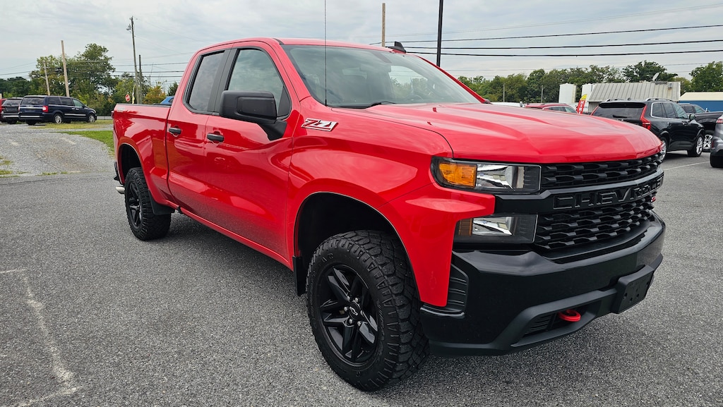 Used 2019 Chevrolet Silverado 1500 Silverado Custom Trail Boss Truck Double Cab