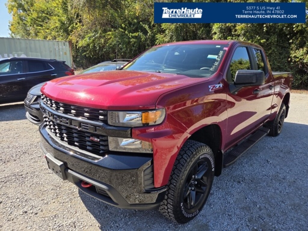 Used 2019 Chevrolet Silverado 1500 Silverado Custom Trail Boss Truck Double Cab