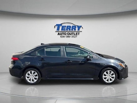 2022 Toyota Corolla LE Sedan 5YFEPMAE1NP380529 VA12675 1.8L Black Sand Pearl