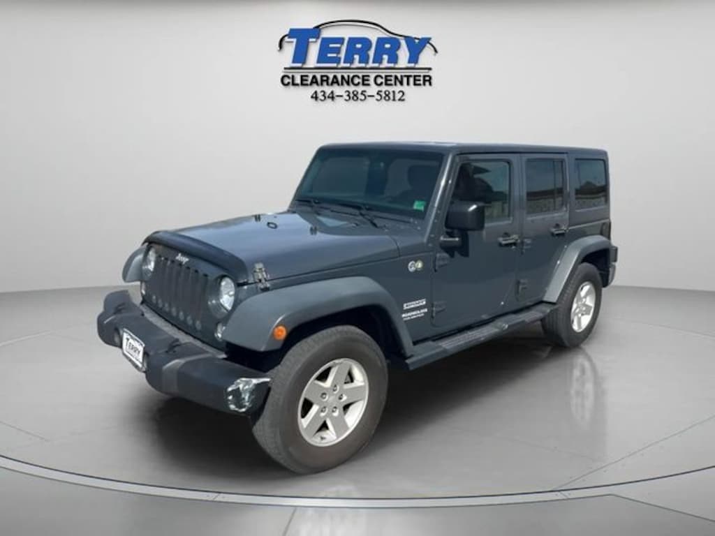 Used 2017 Jeep Wrangler JK Unlimited Sport 4x4 SUV