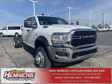 New 2024 Ram 4500 Chassis Cab 4500 SLT CHASSIS CREW CAB 4X4 60' CA Pickup in Archbold, OH