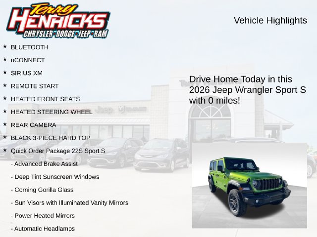 2026 Jeep Wrangler 4-Door Sport S - Photo 4