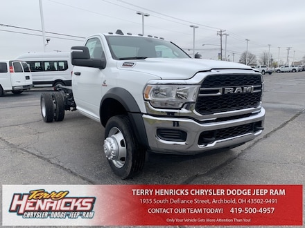 New 2024 Ram 5500 Chassis Cab 5500 TRADESMAN CHASSIS REGULAR CAB 4X4 84' CA Pickup in Archbold, OH