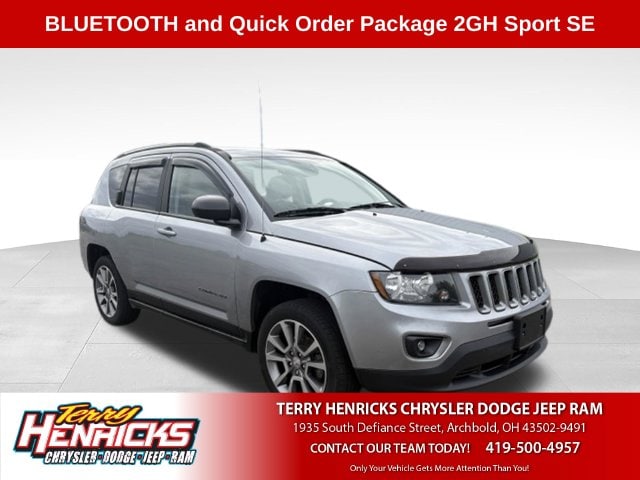 Used 2017 Jeep Compass Sport SE with VIN 1C4NJDBB8HD133294 for sale in Archbold, OH