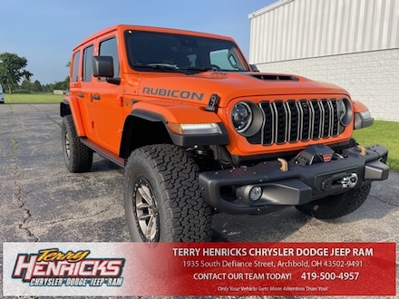 New 2025 Jeep Wrangler 4-DOOR RUBICON 392 Sport Utility in Archbold, OH