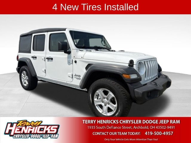 Used 2018 Jeep All-New Wrangler Unlimited Sport S with VIN 1C4HJXDG3JW234096 for sale in Archbold, OH