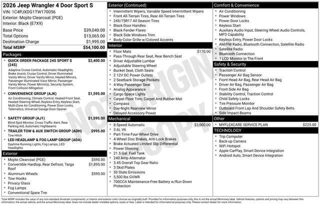 2026 Jeep Wrangler 4-Door Sport S - Photo 33