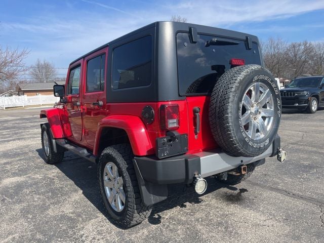 Used 2015 Jeep Wrangler Unlimited Sahara with VIN 1C4BJWEG4FL529053 for sale in Archbold, OH