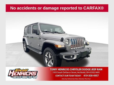 Used 2019 Jeep Wrangler Unlimited Sahara SUV in Archbold, OH