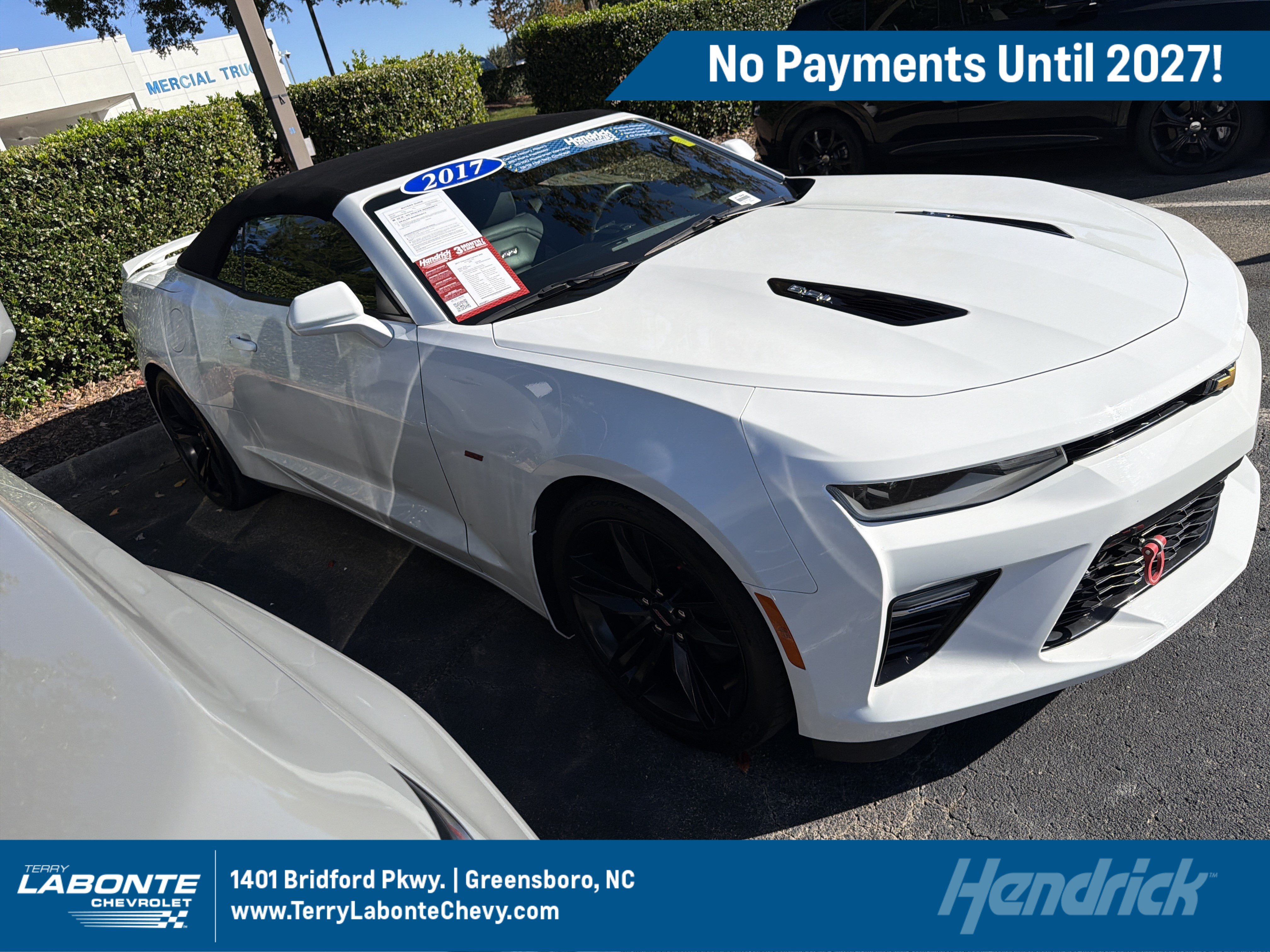 Used 2017 Chevrolet Camaro 2SS Convertible