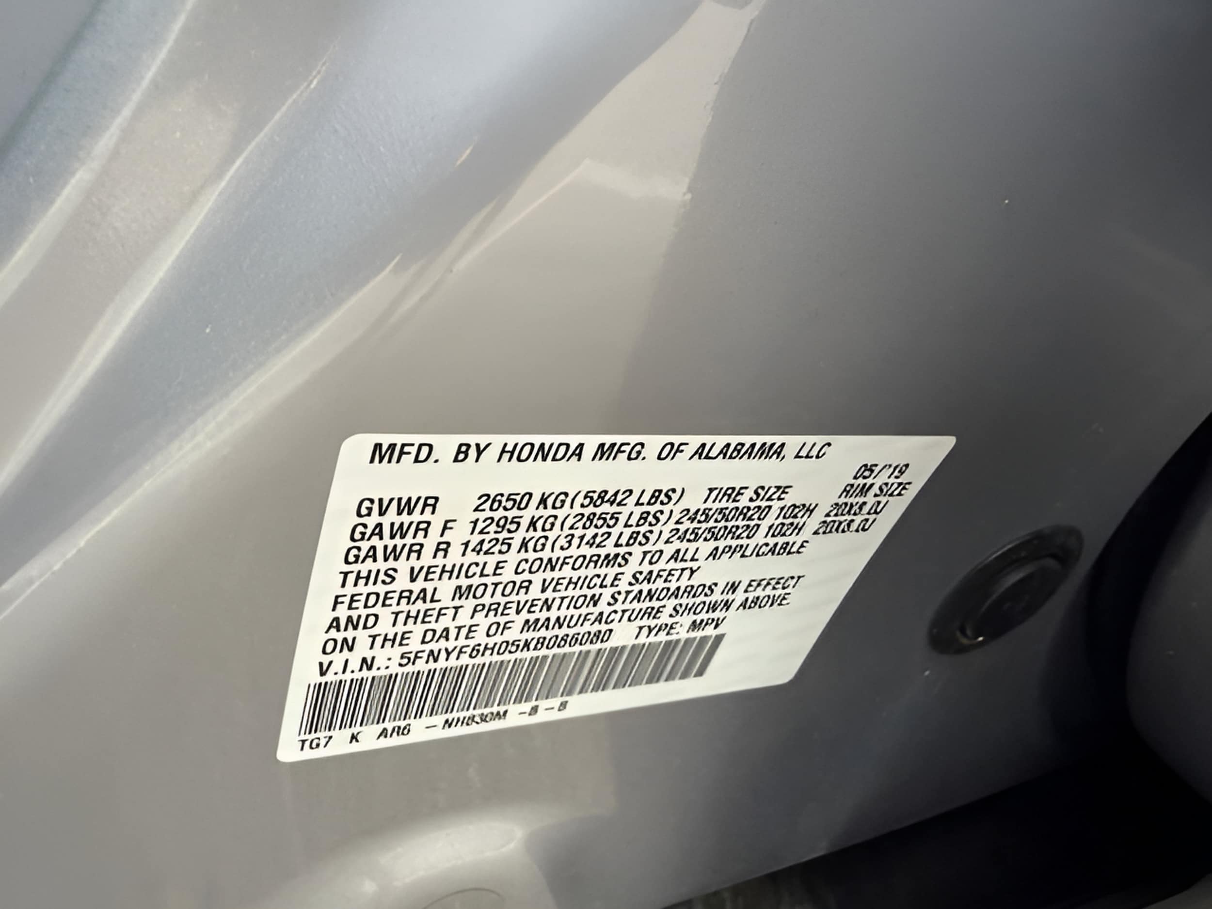 2019 Honda Pilot Elite - Photo 33