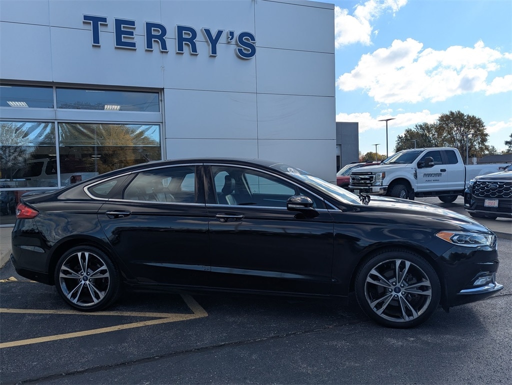 Used 2017 Ford Fusion Titanium with VIN 3FA6P0D99HR211200 for sale in Peotone, IL
