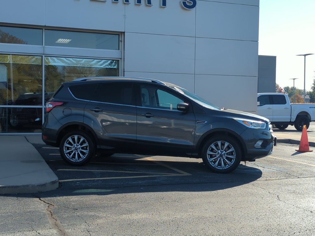 Used 2017 Ford Escape Titanium with VIN 1FMCU9J94HUC17358 for sale in Peotone, IL