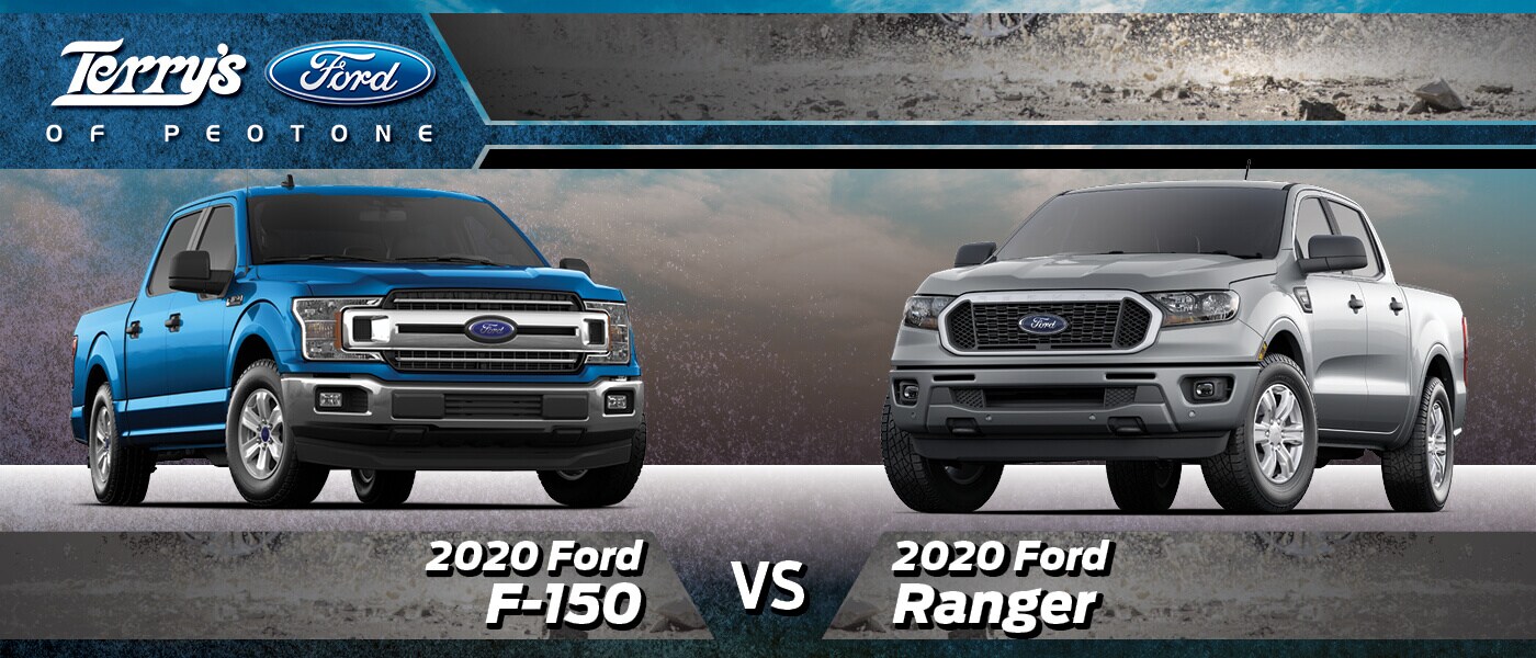 2020 Ford F-150 vs Ranger in Peotone, IL
