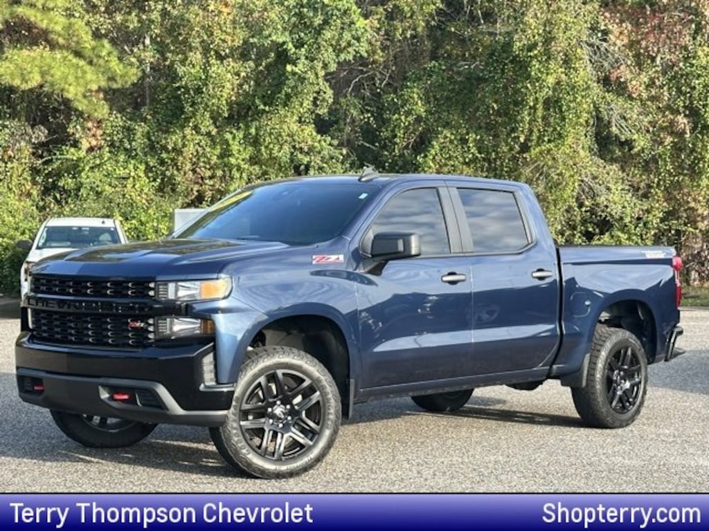 Used 2021 Chevrolet Silverado 1500 Custom Trail Boss Truck Crew Cab