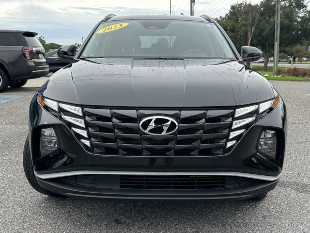 Used 2023 Hyundai Tucson Blue with VIN KM8JBCA1XPU123584 for sale in Daphne, AL