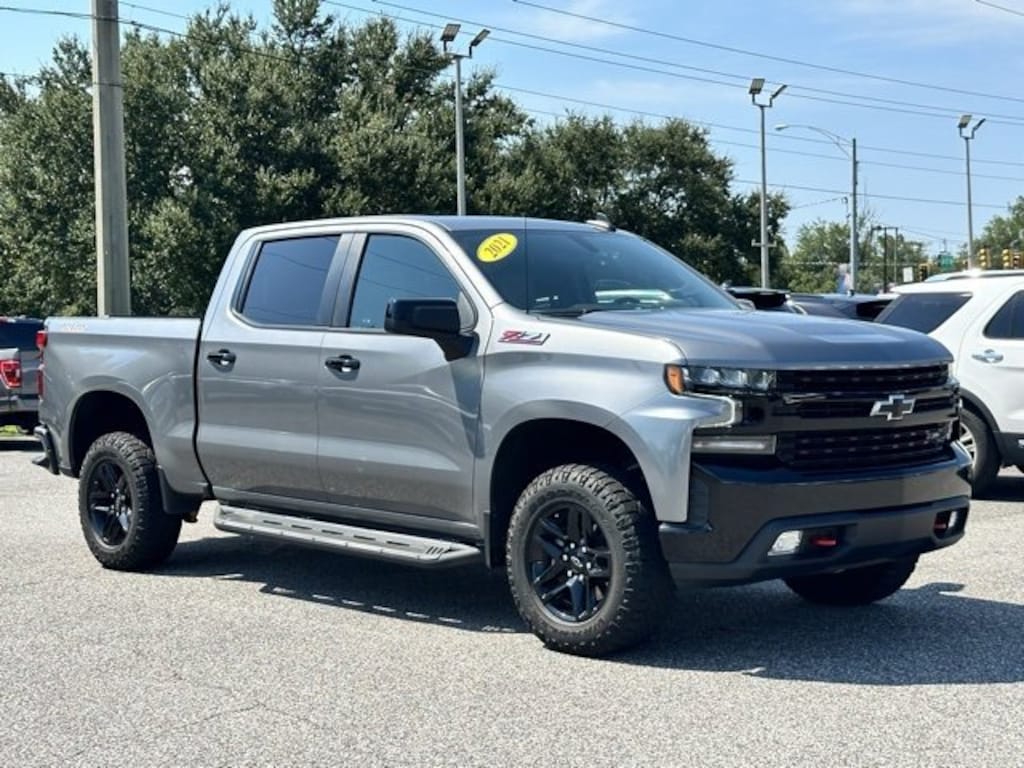 Used 2021 Chevrolet Silverado 1500 LT Trail Boss Truck Crew Cab
