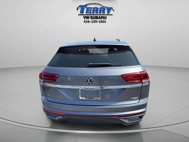 Used 2021 Volkswagen Atlas Cross Sport SE w/Tech with VIN 1V2JC2CA0MC217580 for sale in Lynchburg, VA