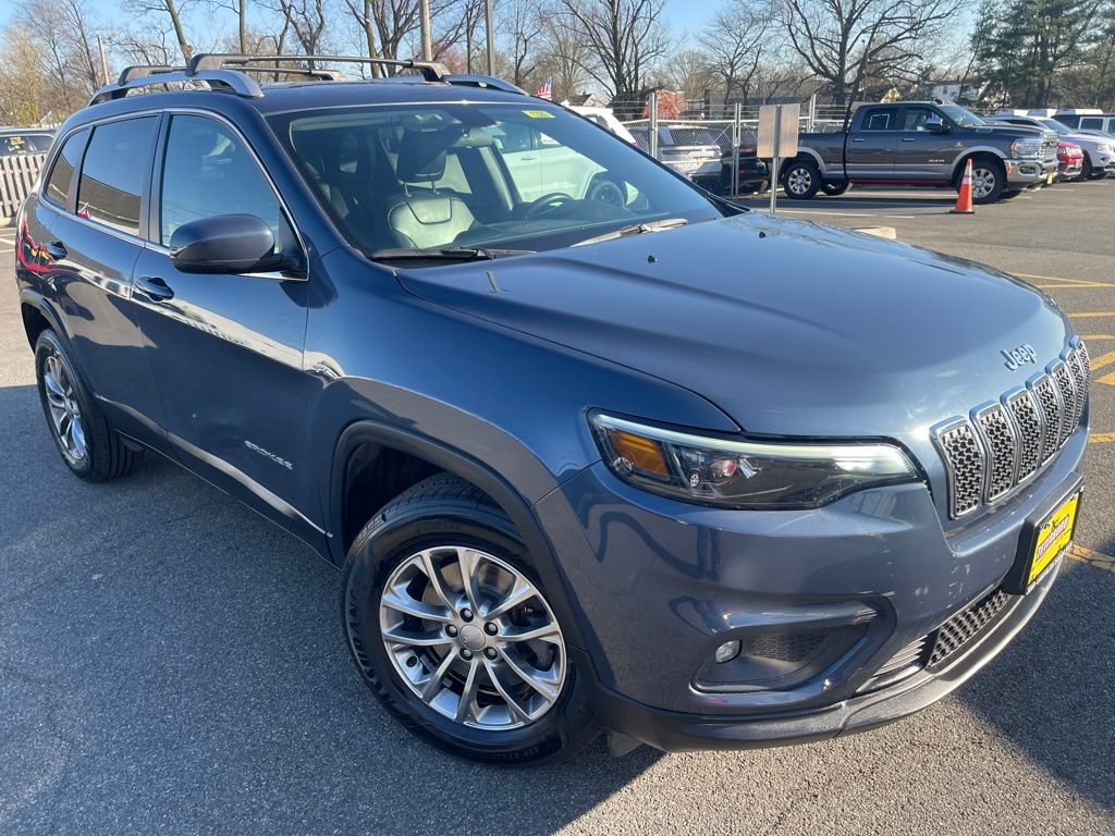 Certified 2019 Jeep Cherokee Latitude Plus with VIN 1C4PJMLB0KD407568 for sale in Little Ferry, NJ