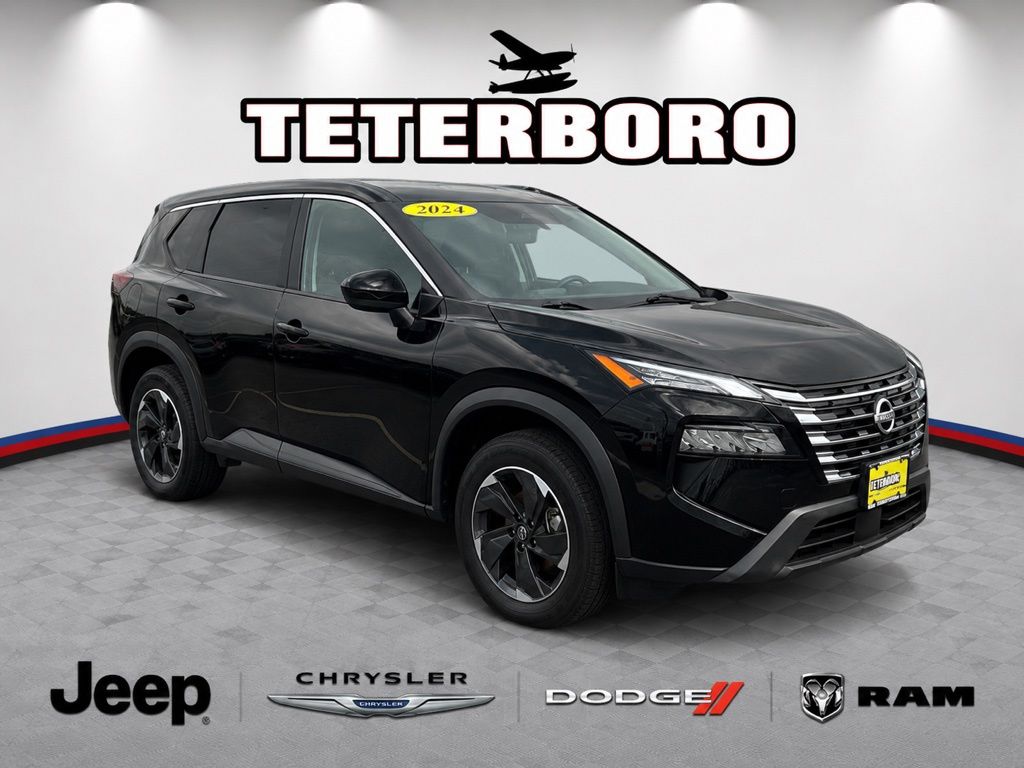 Certified 2024 Nissan Rogue SV with VIN 5N1BT3BB1RC733407 for sale in Little Ferry, NJ