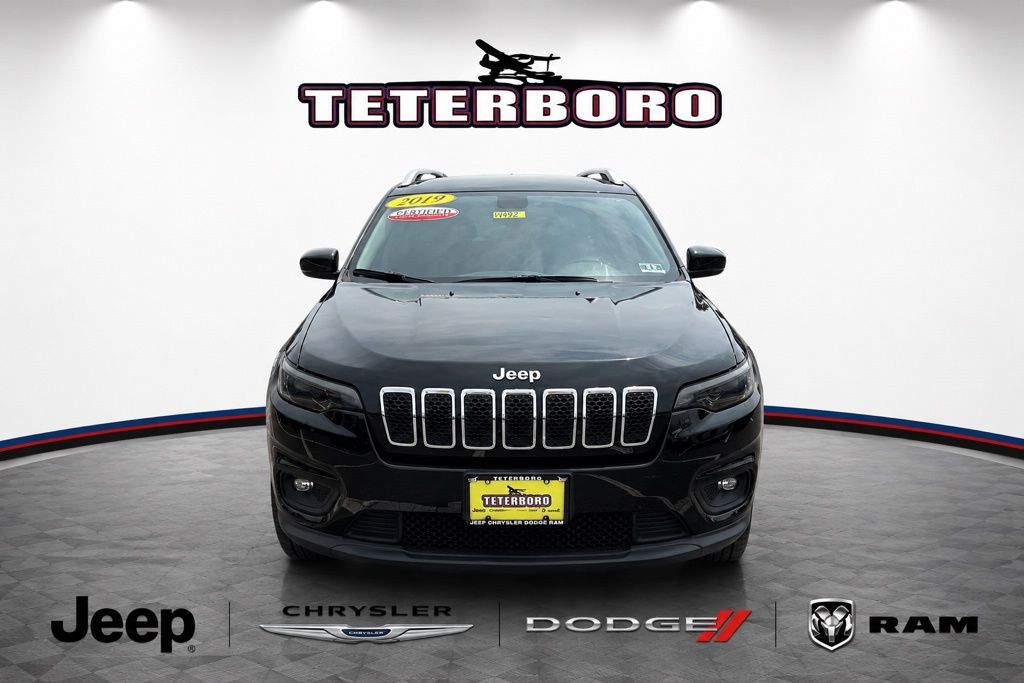 Certified 2019 Jeep Cherokee Latitude Plus with VIN 1C4PJMLB9KD379365 for sale in Little Ferry, NJ