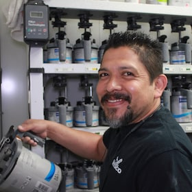 Staff member Cesar Corona from 4f30167b0c12