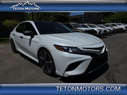 Featured Used 2018 Toyota Camry XSE V6 Sedan for sale in Jackson, WY