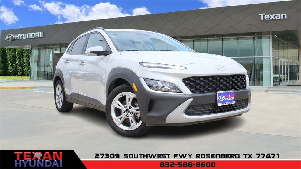 Certified 2023 Hyundai Kona SEL with VIN KM8K62AB0PU950800 for sale in Rosenberg, TX