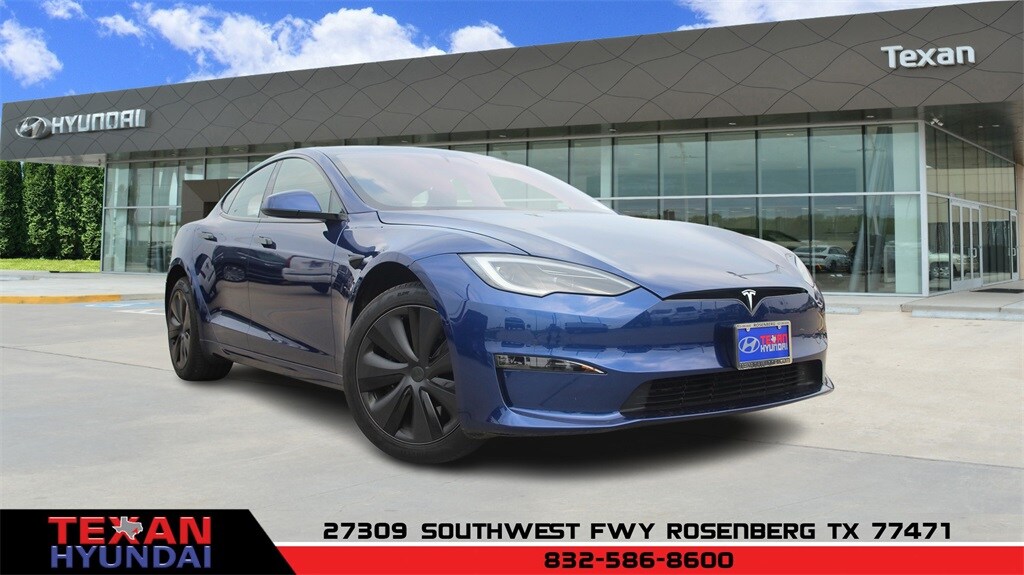 Used 2022 Tesla Model S  with VIN 5YJSA1E58NF478160 for sale in Rosenberg, TX