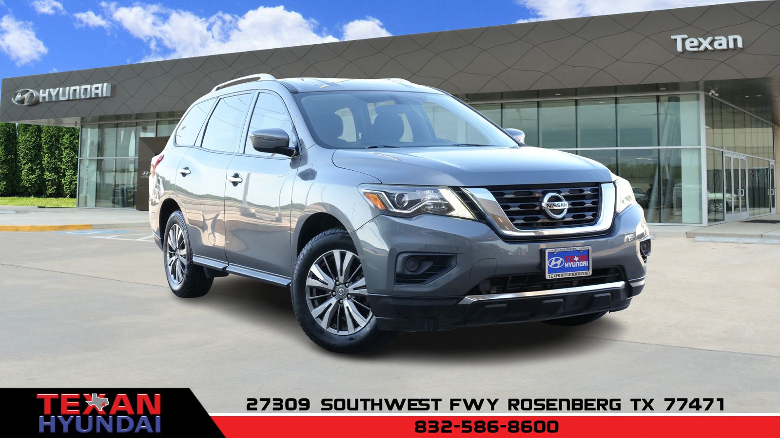 Used 2018 Nissan Pathfinder S with VIN 5N1DR2MM1JC673536 for sale in Rosenberg, TX