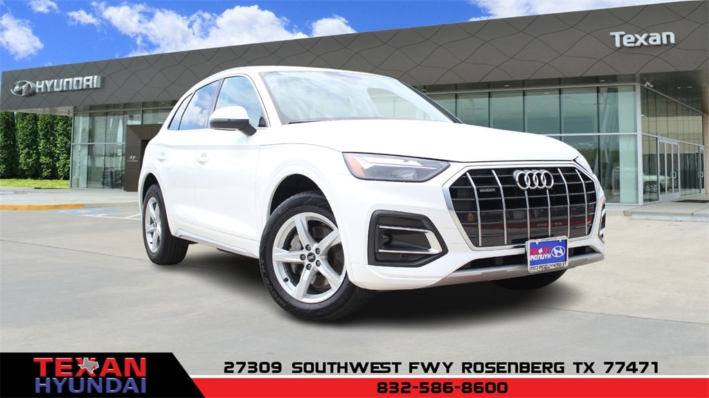 Used 2021 Audi Q5 Premium with VIN WA1AAAFY1M2137182 for sale in Rosenberg, TX