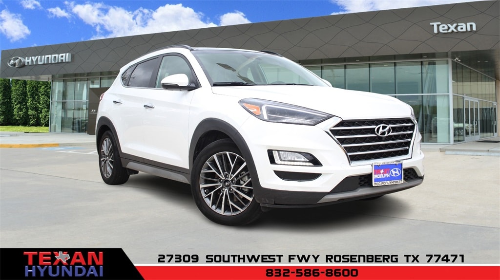 Certified 2020 Hyundai Tucson Ultimate with VIN KM8J33AL5LU243561 for sale in Rosenberg, TX