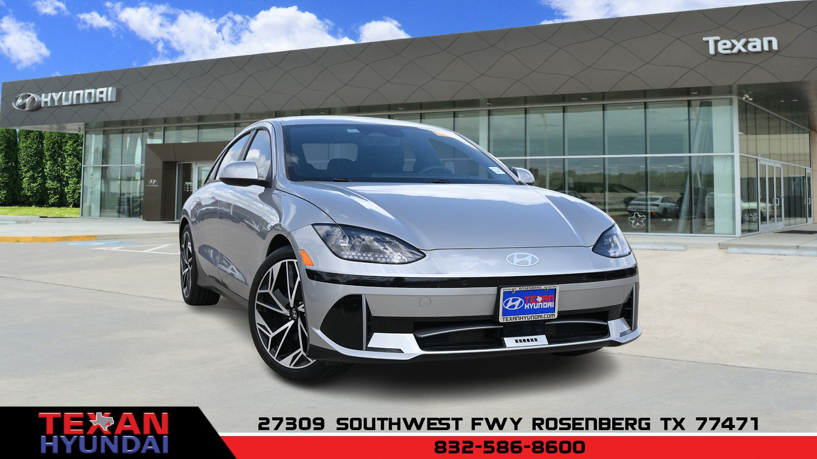 Certified 2023 Hyundai IONIQ 6 SEL with VIN KMHM34AA3PA043979 for sale in Rosenberg, TX