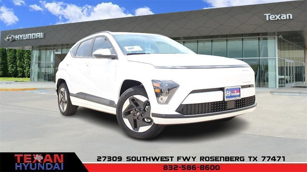 Used 2025 Hyundai Kona EV SEL with VIN KM8HC3A66SU030741 for sale in Rosenberg, TX