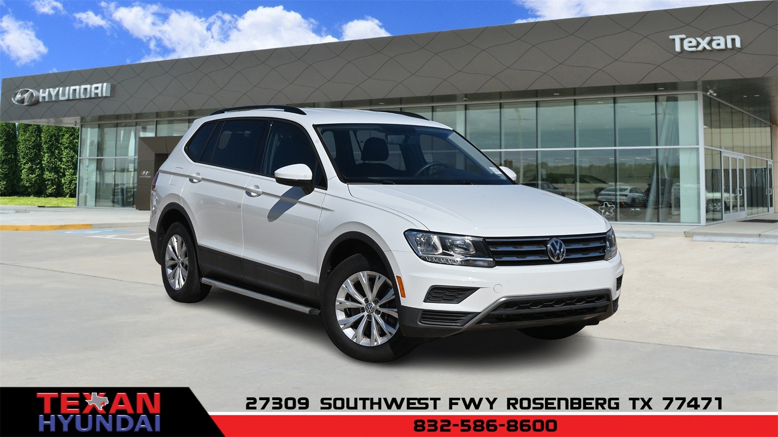 Used 2019 Volkswagen Tiguan S with VIN 3VV1B7AX1KM018009 for sale in Rosenberg, TX