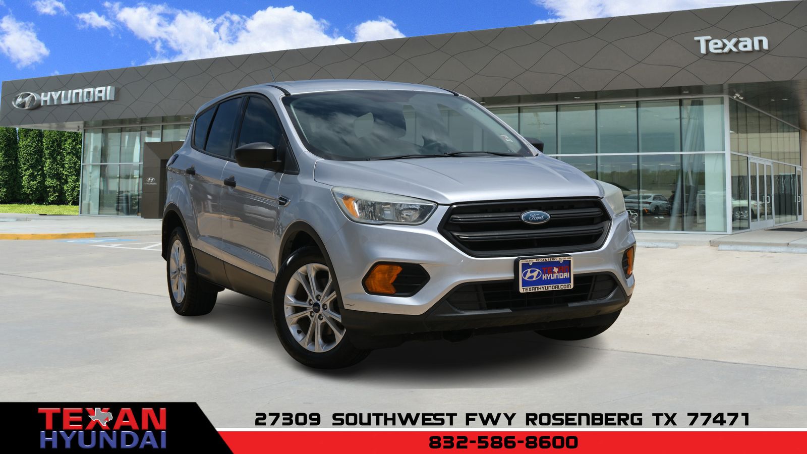 Used 2017 Ford Escape S with VIN 1FMCU0F78HUC24543 for sale in Rosenberg, TX