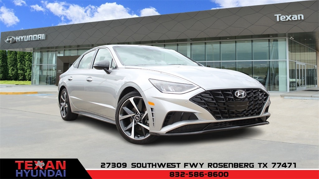 Certified 2022 Hyundai Sonata SEL Plus with VIN 5NPEJ4J26NH137884 for sale in Rosenberg, TX