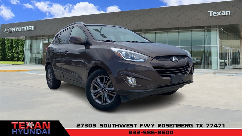 Used 2015 Hyundai Tucson SE with VIN KM8JU3AG5FU962264 for sale in Rosenberg, TX