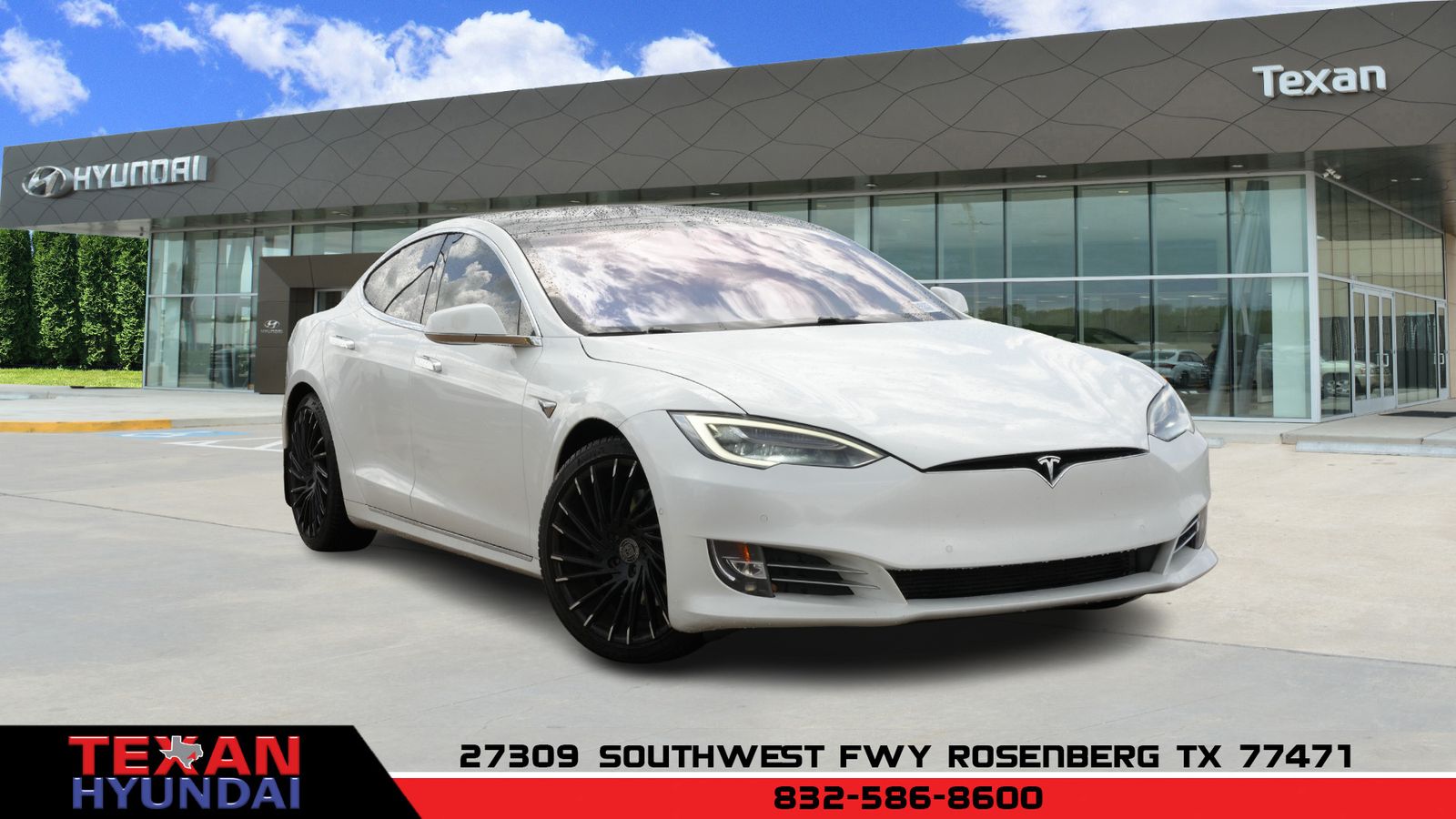 Used 2018 Tesla Model S 75D with VIN 5YJSA1E29JF259384 for sale in Rosenberg, TX